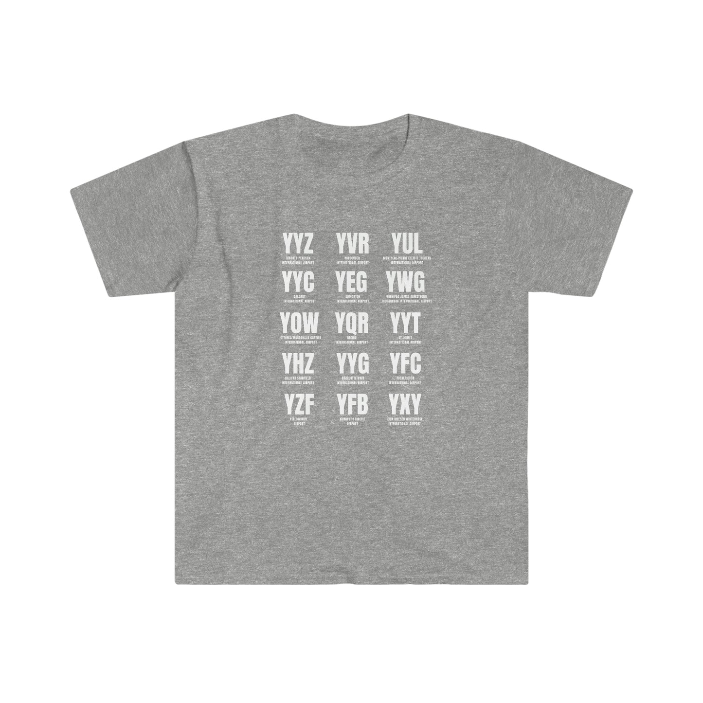 T unisexe - Codes d'aéroport CDN