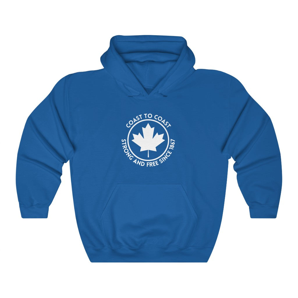 Unisex Hoodie - Strong & Free Since 1867 - Oh Canada Shop
