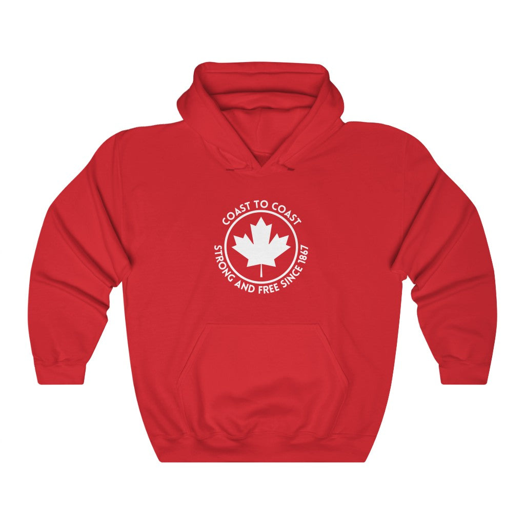 Unisex Hoodie - Strong & Free Since 1867 - Oh Canada Shop