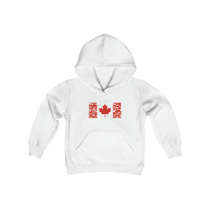 Kids Hoodie - Canadian Symbols Flag