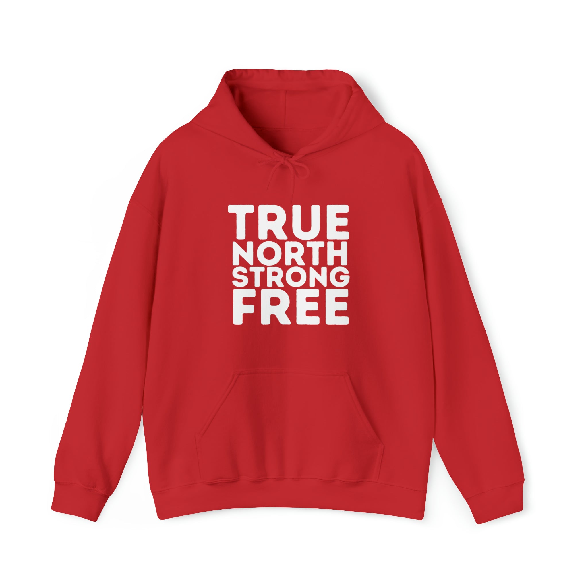 Unisex Hoodie - True North Strong Free