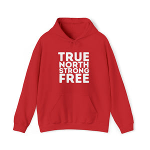 Sweat à capuche unisexe - True North Strong Free