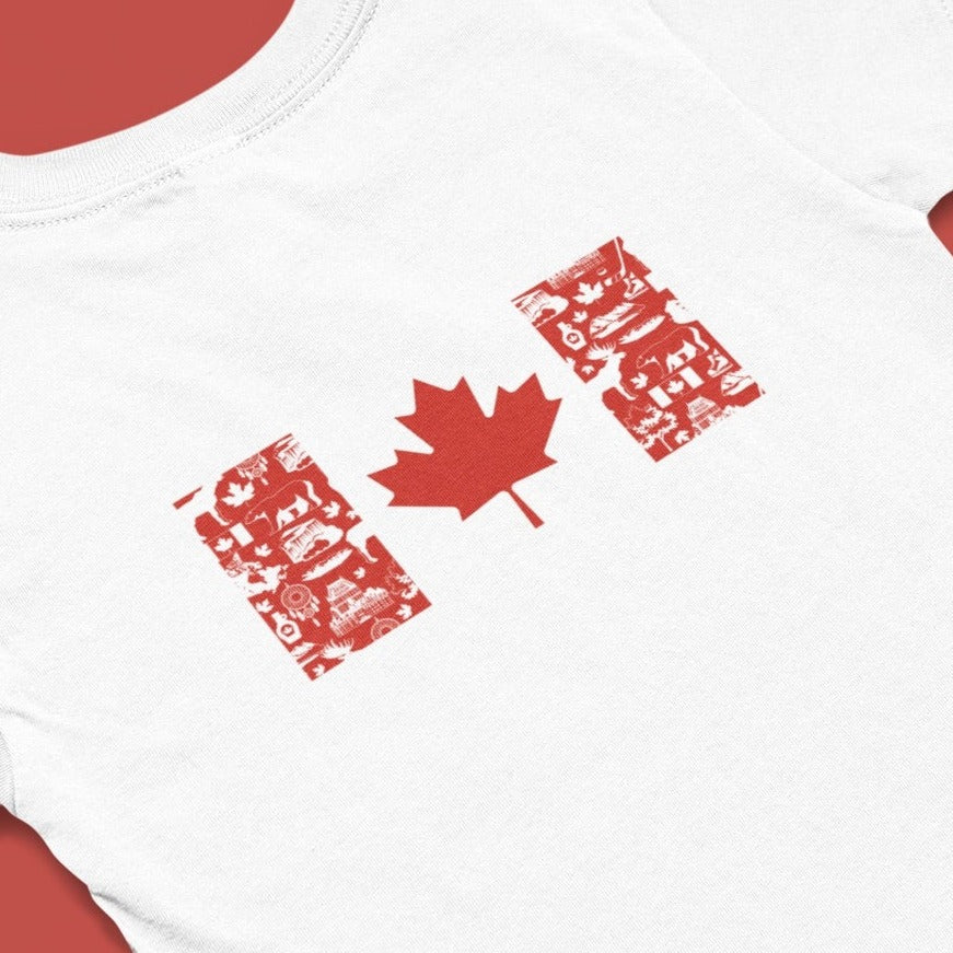 Kids T - Canadian Symbols Flag