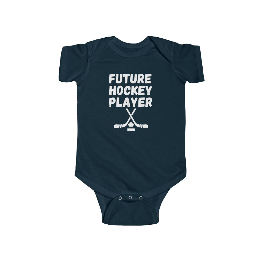 Future Hockey Player Baby Bodysuit - Oh Canada Shop