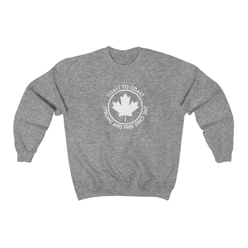 Unisex Crewneck -  Strong & Free Since 1867 - Oh Canada Shop
