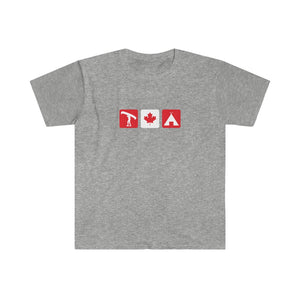 Unisex T - Camping Flag - Oh Canada Shop