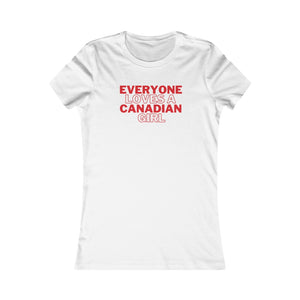 Woman's T - Canadian Girl - Oh Canada Shop