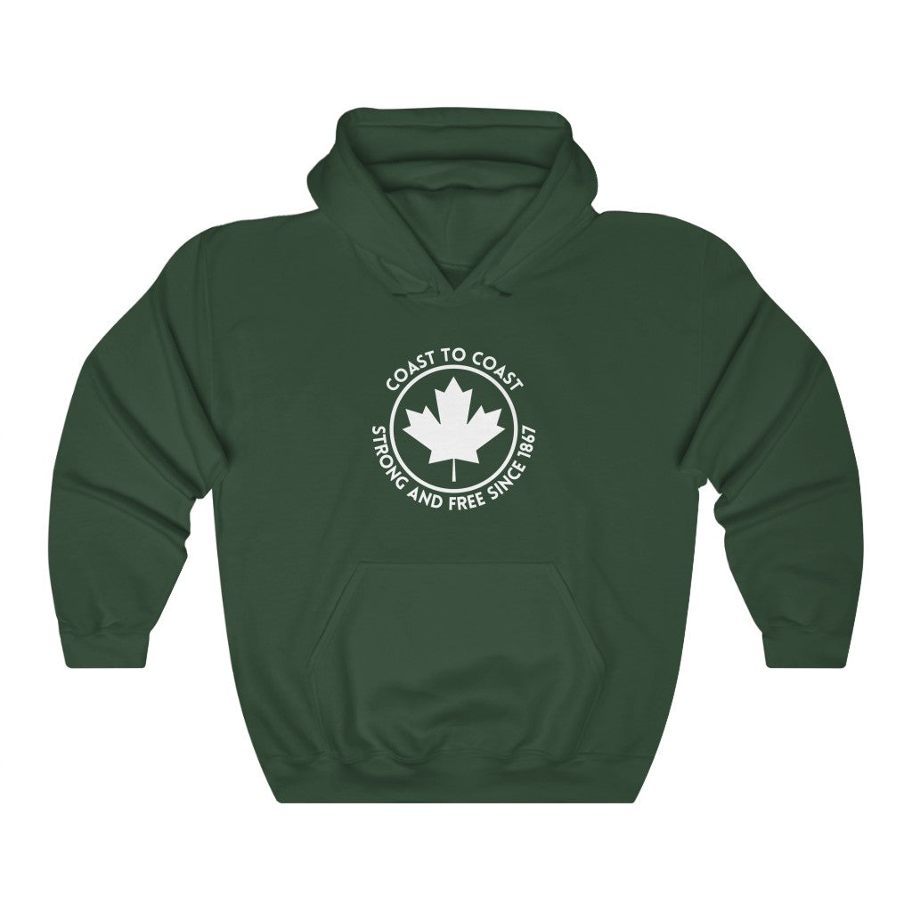 Unisex Hoodie - Strong & Free Since 1867 - Oh Canada Shop
