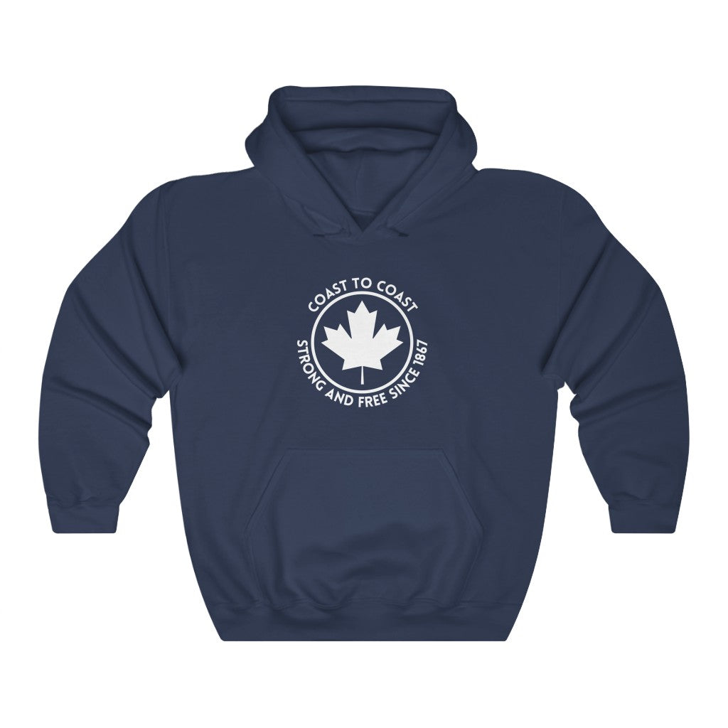Unisex Hoodie - Strong & Free Since 1867 - Oh Canada Shop