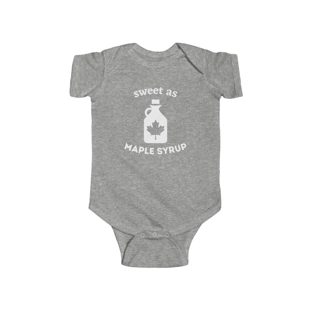 Sweet As Maple Syrup Baby Bodysuit - Oh Canada Shop