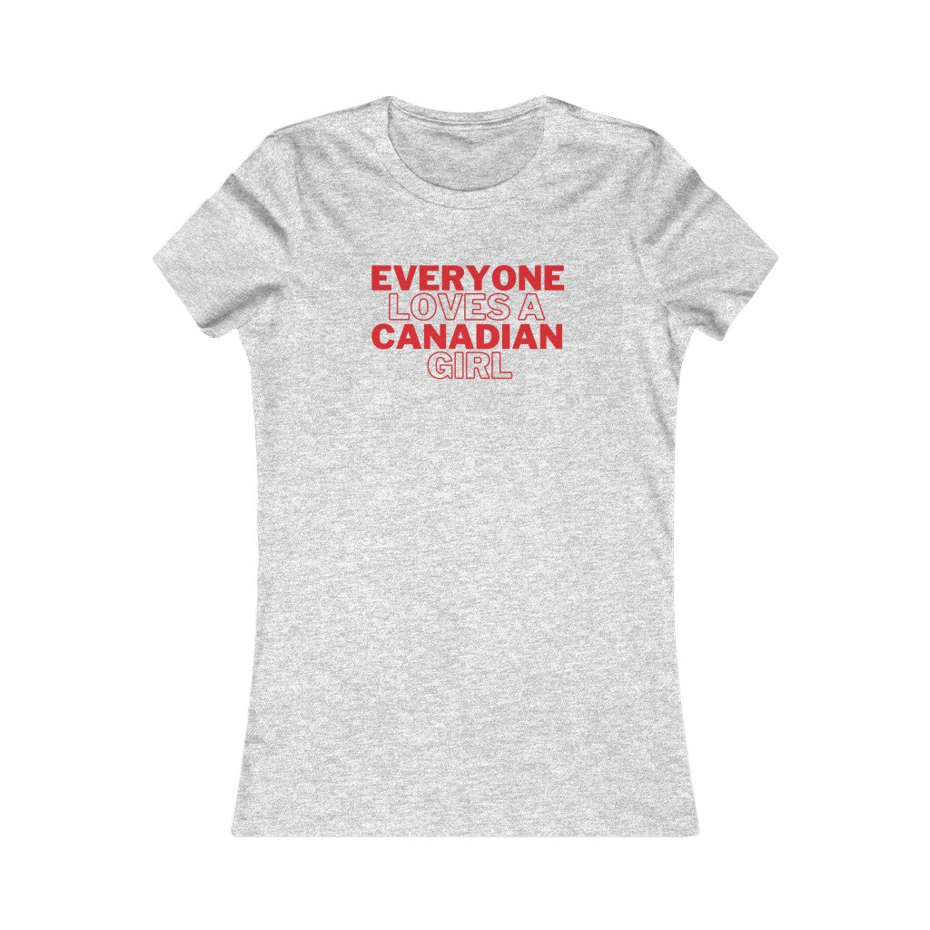 Woman's T - Canadian Girl - Oh Canada Shop