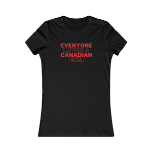 Woman's T - Canadian Girl - Oh Canada Shop
