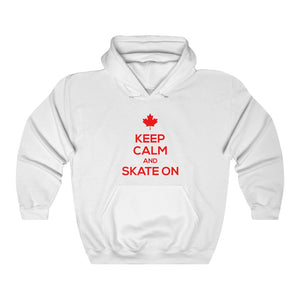 Unisex Hoodie - Keep Calm & Skate On - Oh Canada Shop