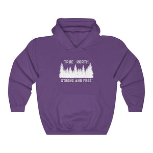 Unisex Hoodie - True North Strong & Free - Oh Canada Shop