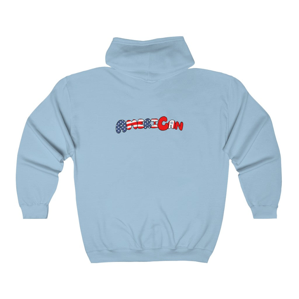 AmeriCAN Zip Up Hoodie