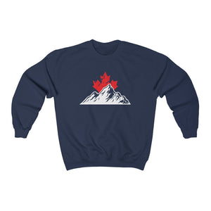 Crewneck - Leaf Behind the Mountains - Oh Canada Shop