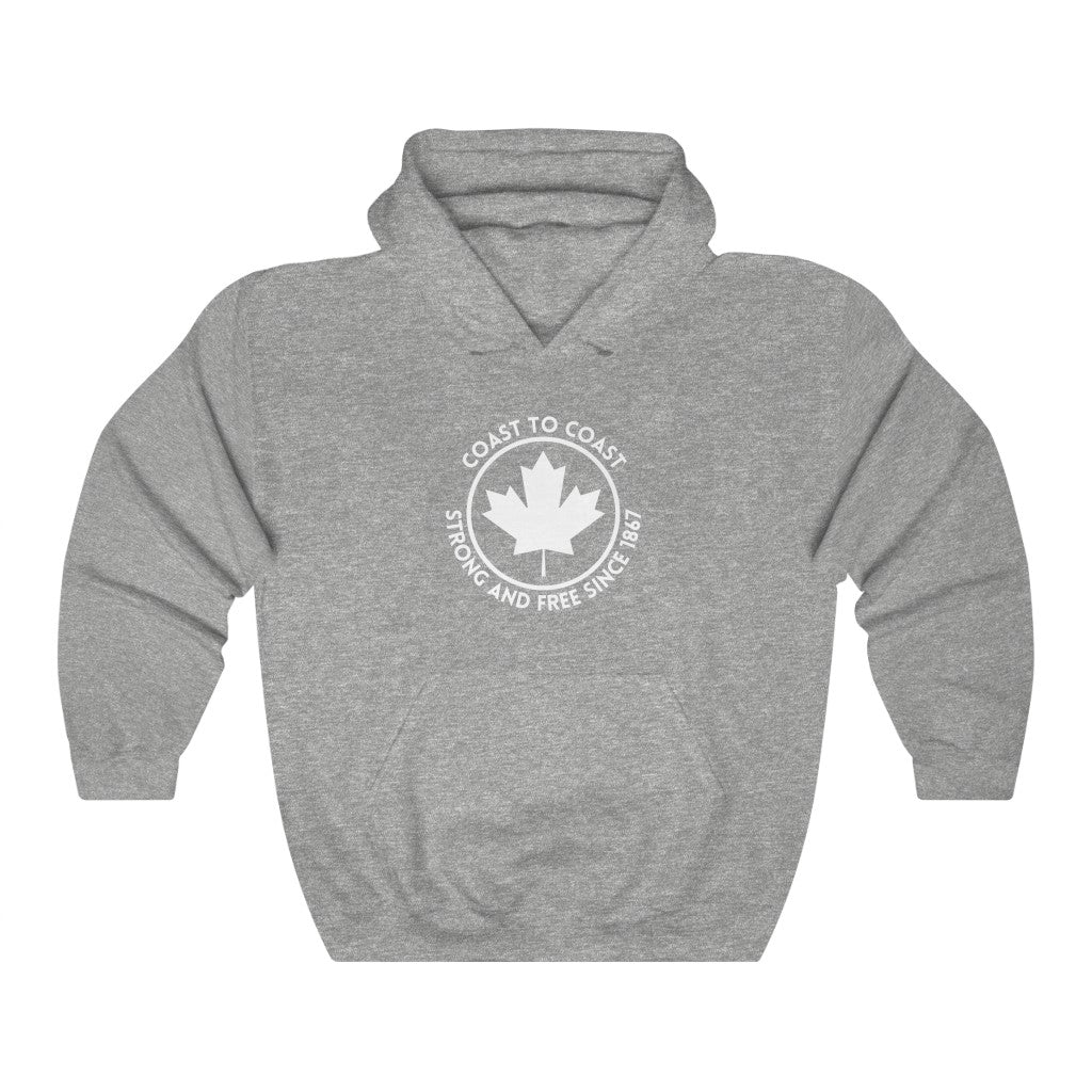 Unisex Hoodie - Strong & Free Since 1867 - Oh Canada Shop