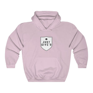 Unisex Hoodie - Just Give'r! - Oh Canada Shop