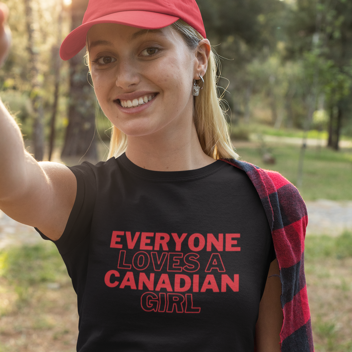 T-shirt Femme - Fille Canadienne 