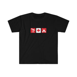 Unisex T - Camping Flag - Oh Canada Shop