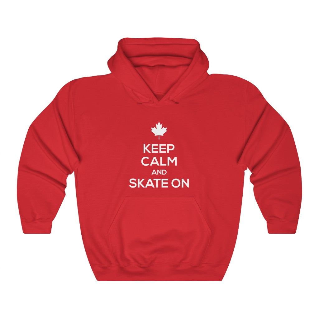 Unisex Hoodie - Keep Calm & Skate On - Oh Canada Shop