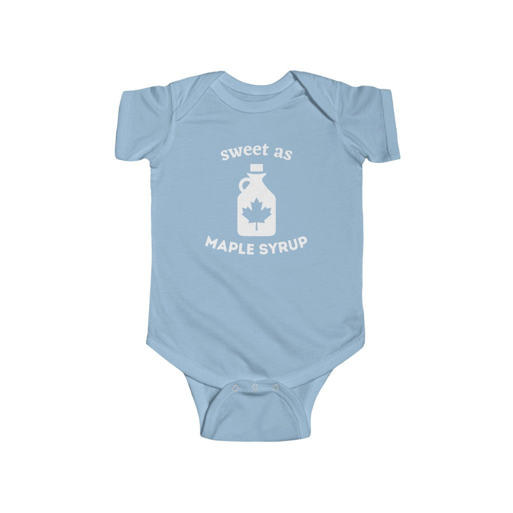 Sweet As Maple Syrup Baby Bodysuit - Oh Canada Shop