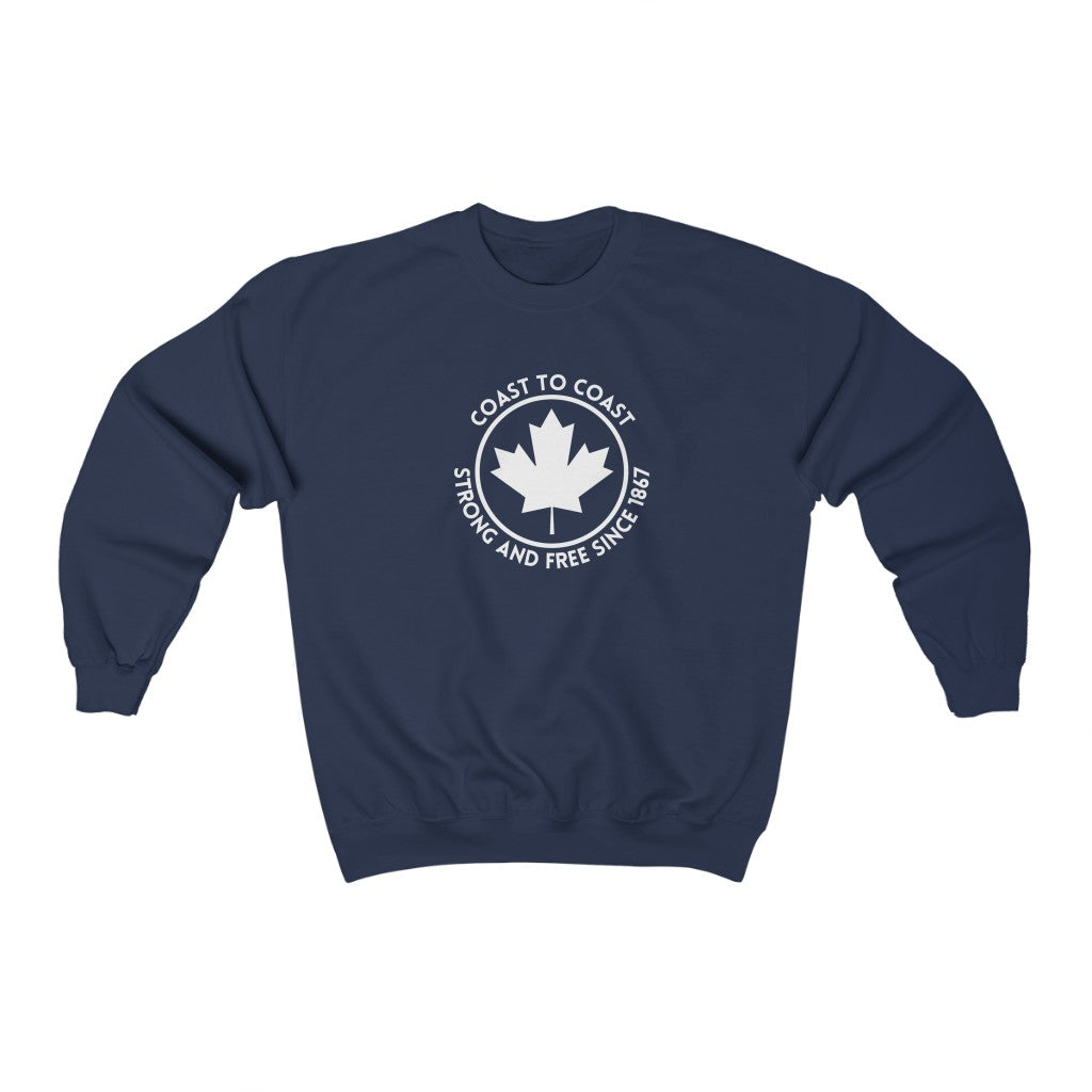 Unisex Crewneck -  Strong & Free Since 1867 - Oh Canada Shop