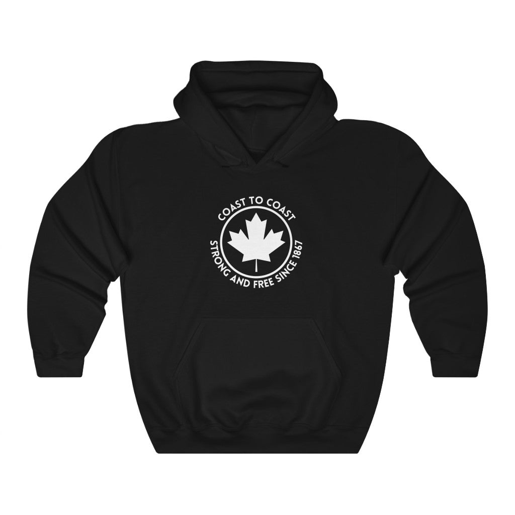 Unisex Hoodie - Strong & Free Since 1867 - Oh Canada Shop