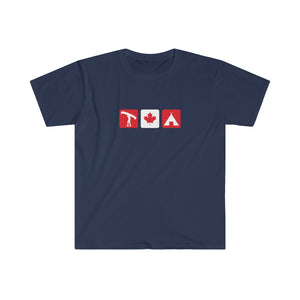 Unisex T - Camping Flag - Oh Canada Shop