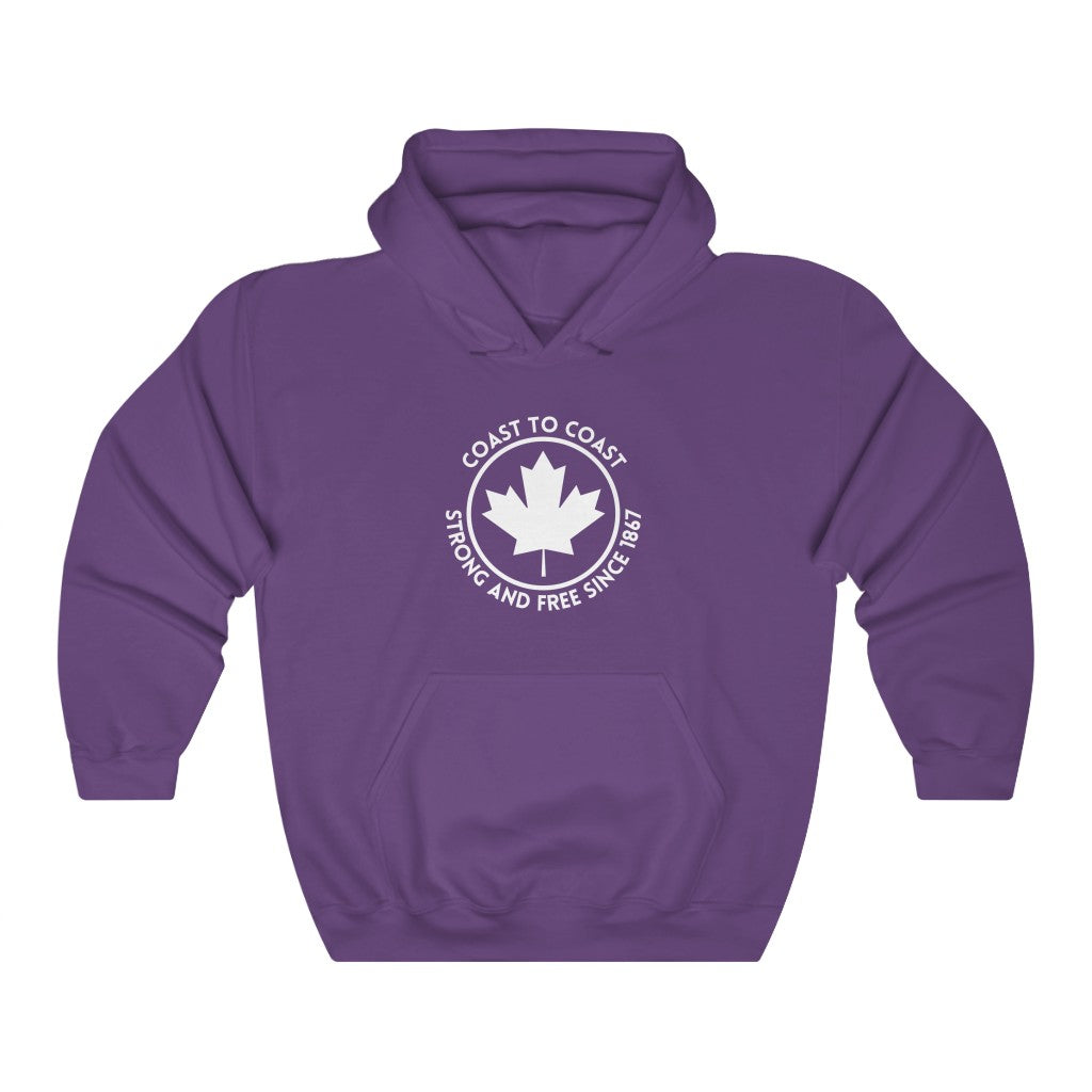 Unisex Hoodie - Strong & Free Since 1867 - Oh Canada Shop