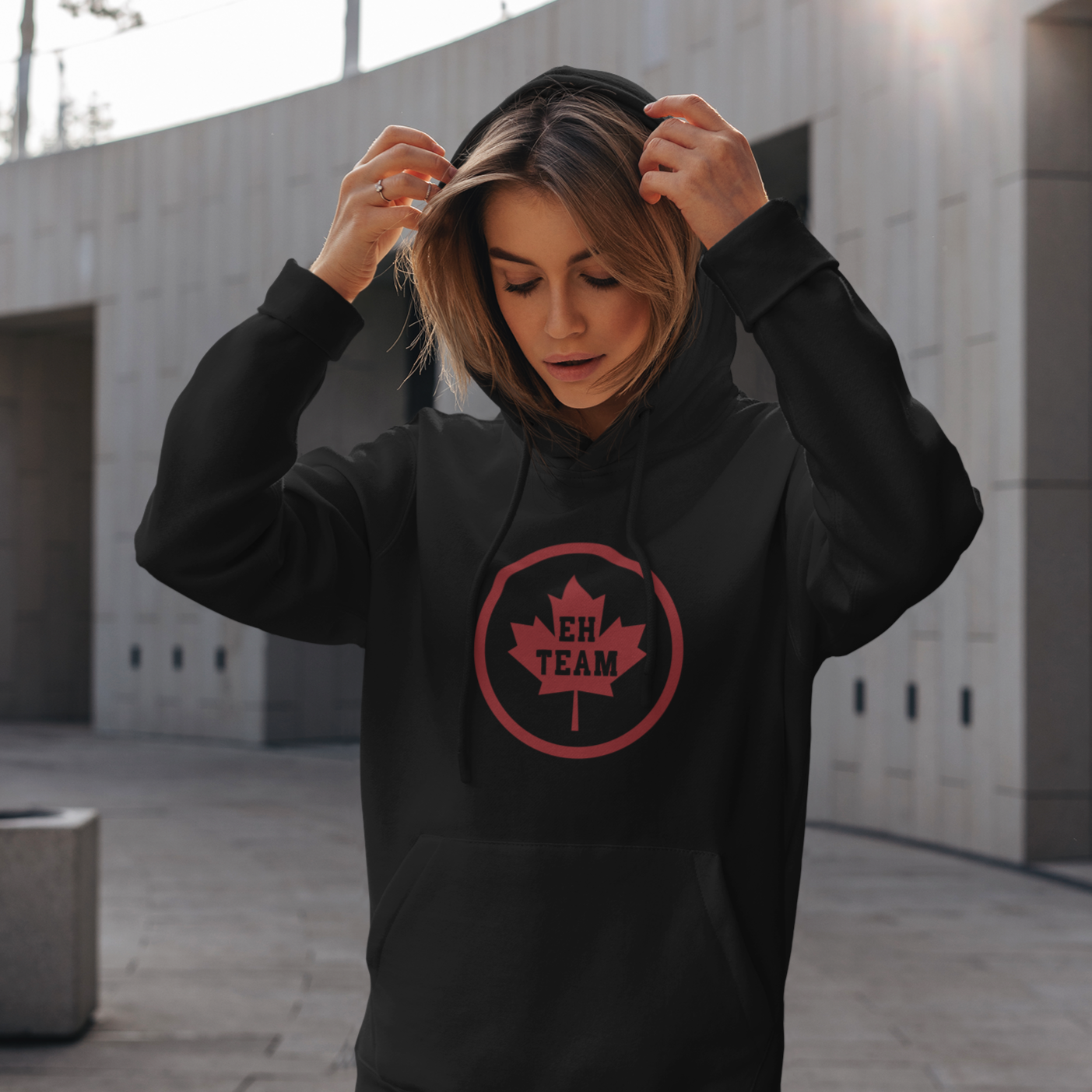 Black unisex hoodie deals